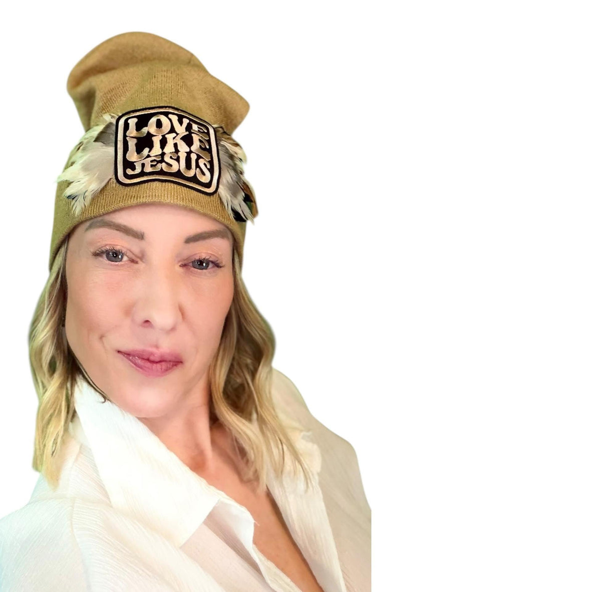 Love Like Jesus, Patchwork Fashionable Hat