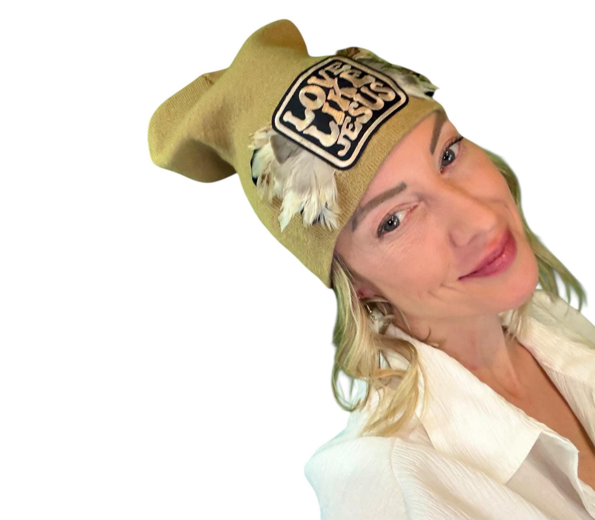 Love Like Jesus, Patchwork Fashionable Hat