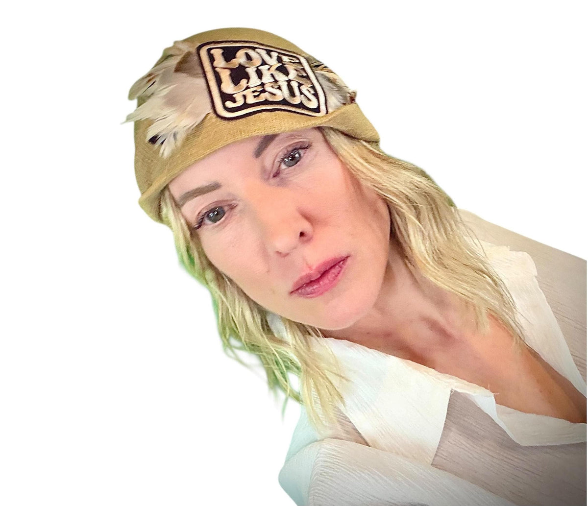 Love Like Jesus, Patchwork Fashionable Hat