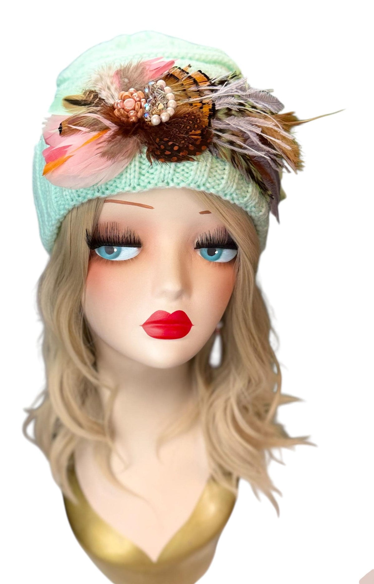 Mint and Honey Season - Luxury Ski Lodge Accessory - Refined Elegance Winter Attire