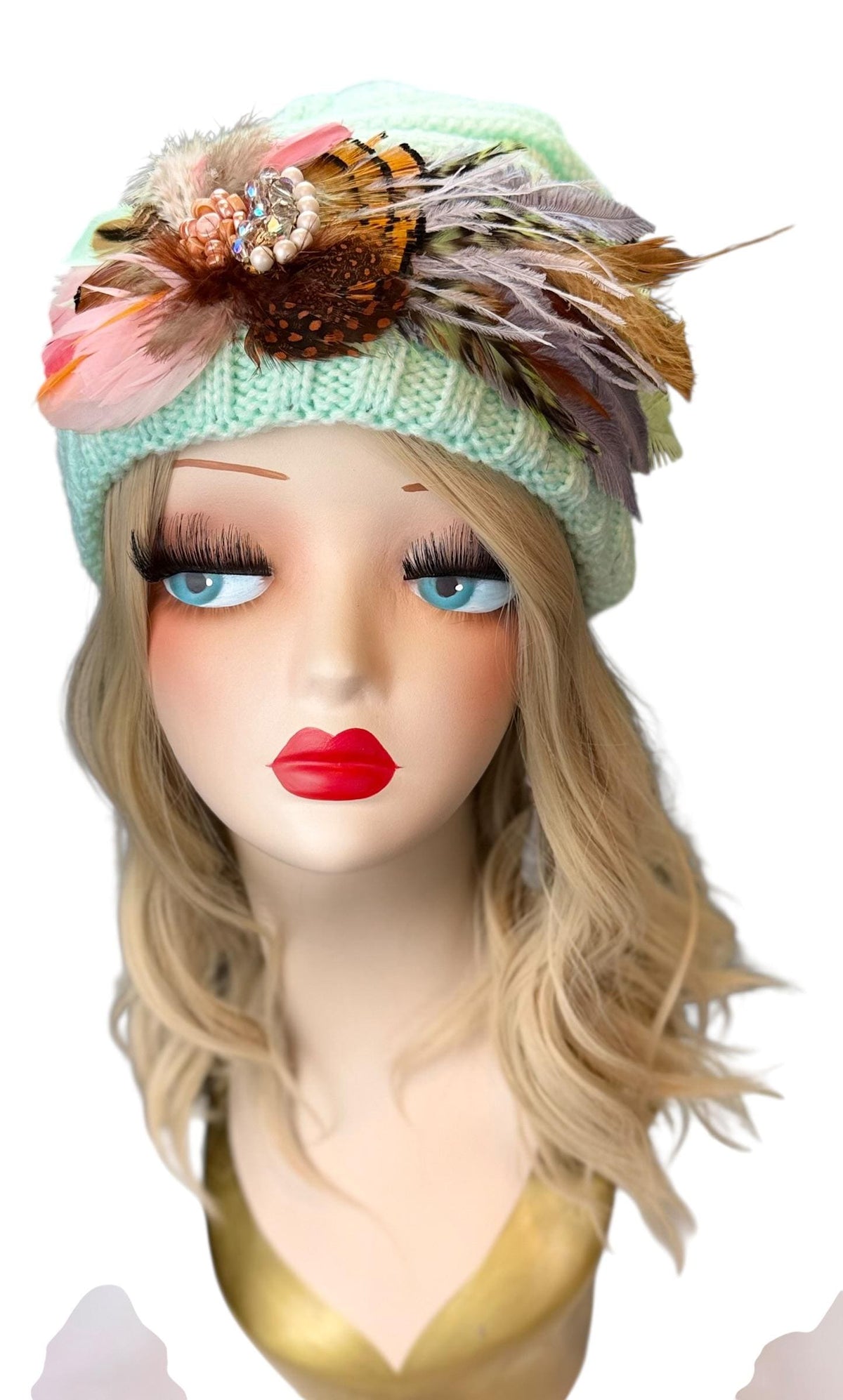 Mint and Honey Season - Luxury Ski Lodge Accessory - Refined Elegance Winter Attire