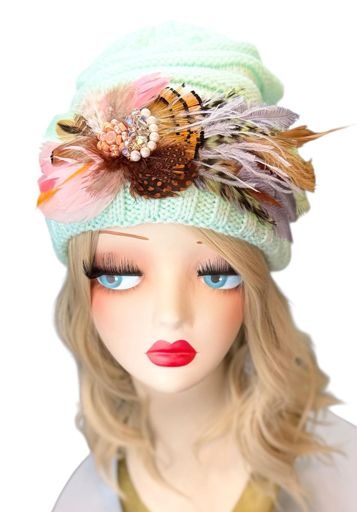 Mint and Honey Season - Luxury Ski Lodge Accessory - Refined Elegance Winter Attire