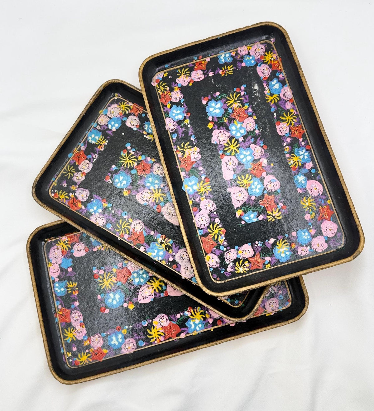 Vintage Alcohol Proof Paper Mache Tray - Made in Japan - MCM