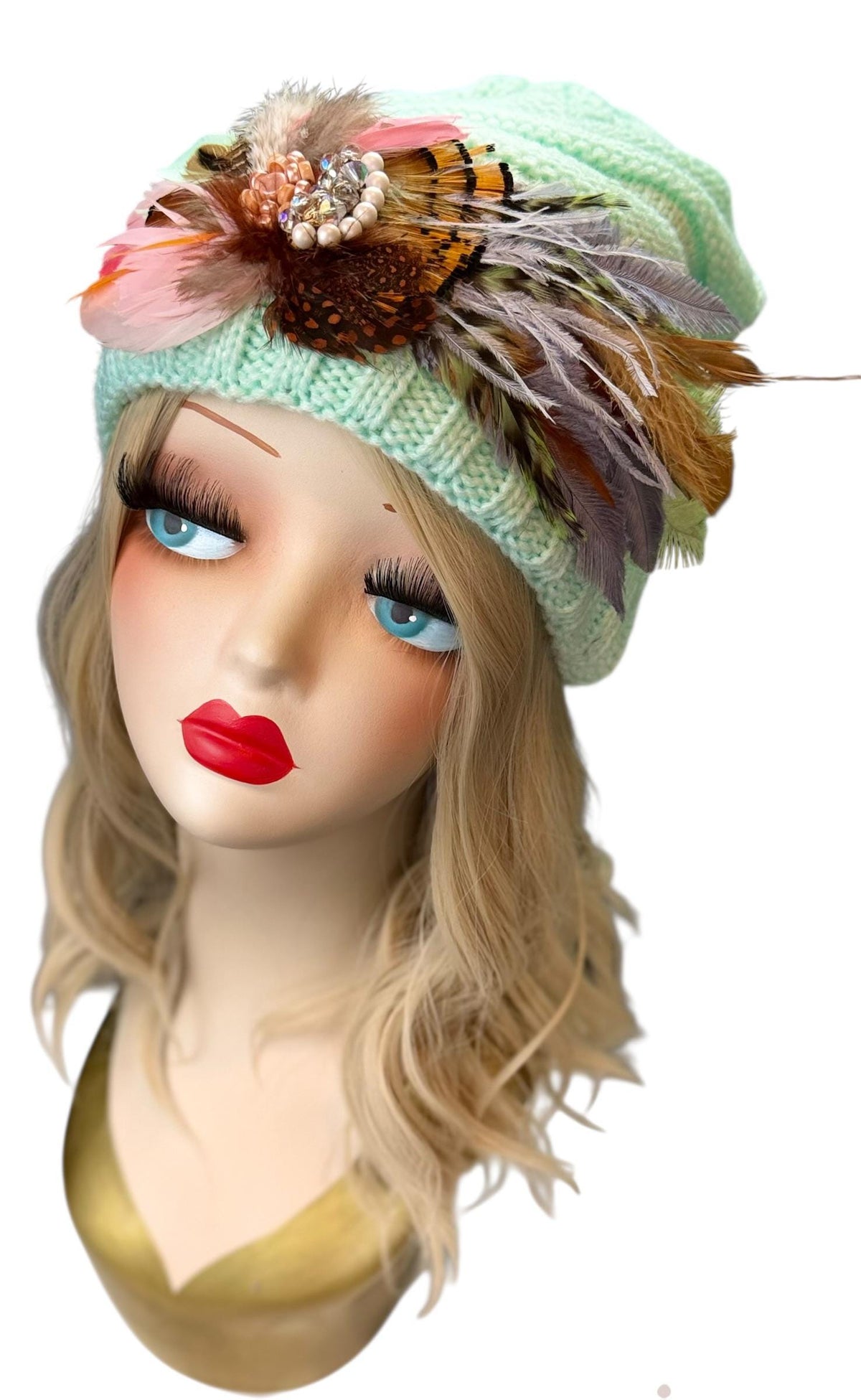 Mint and Honey Season - Luxury Ski Lodge Accessory - Refined Elegance Winter Attire