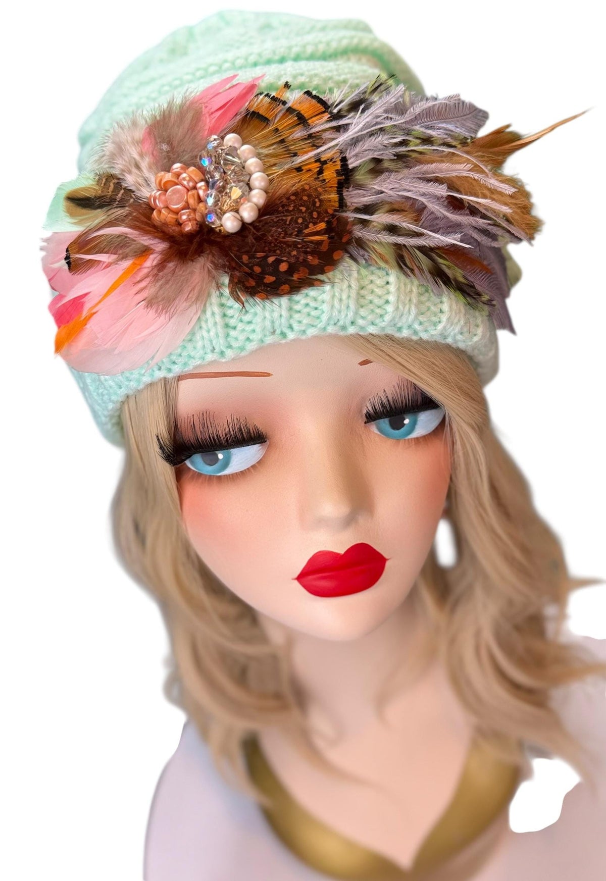 Mint and Honey Season - Luxury Ski Lodge Accessory - Refined Elegance Winter Attire