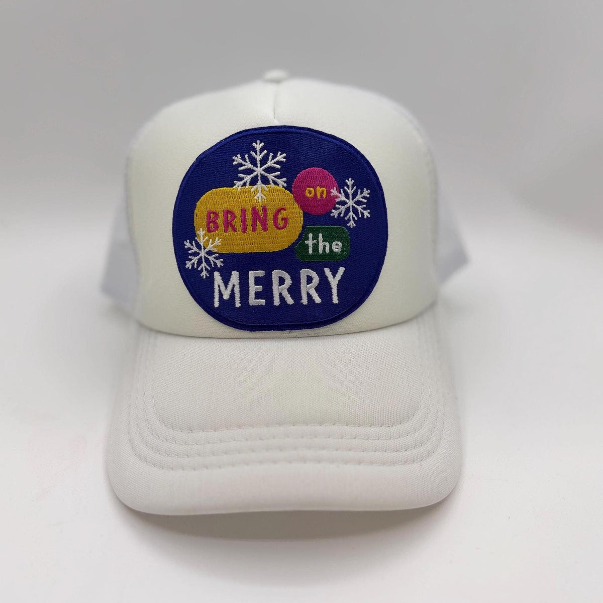 Holiday Patch Trucker Hats | Christmas Graphic Hats | Choose Your Design