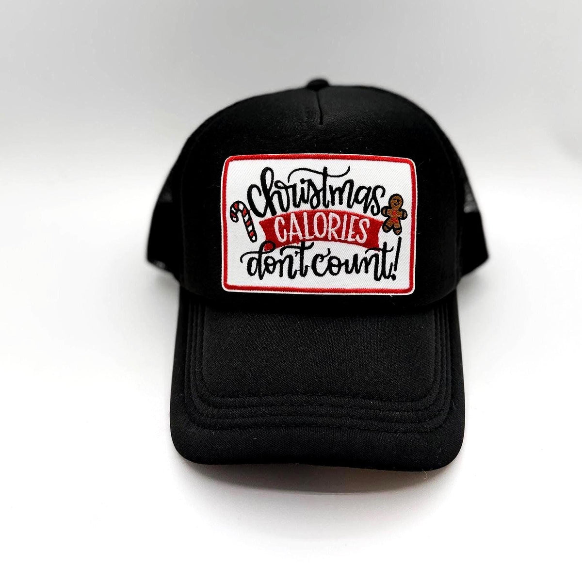 Holiday Patch Trucker Hats | Christmas Graphic Hats | Choose Your Design