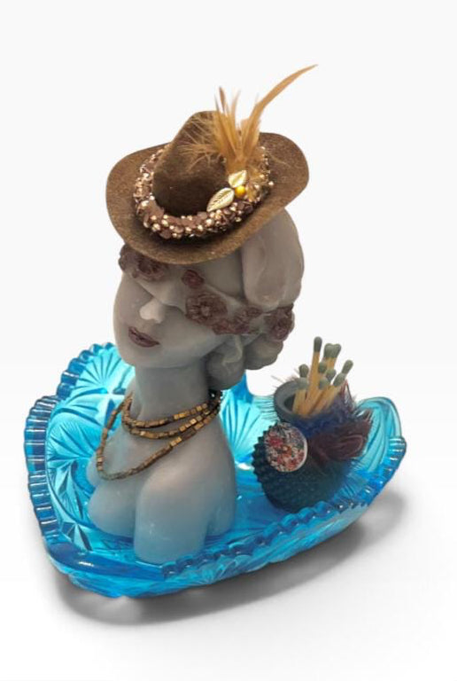 Woman of Intention Sculptural Candle | Handmade Keepsake for New Beginnings