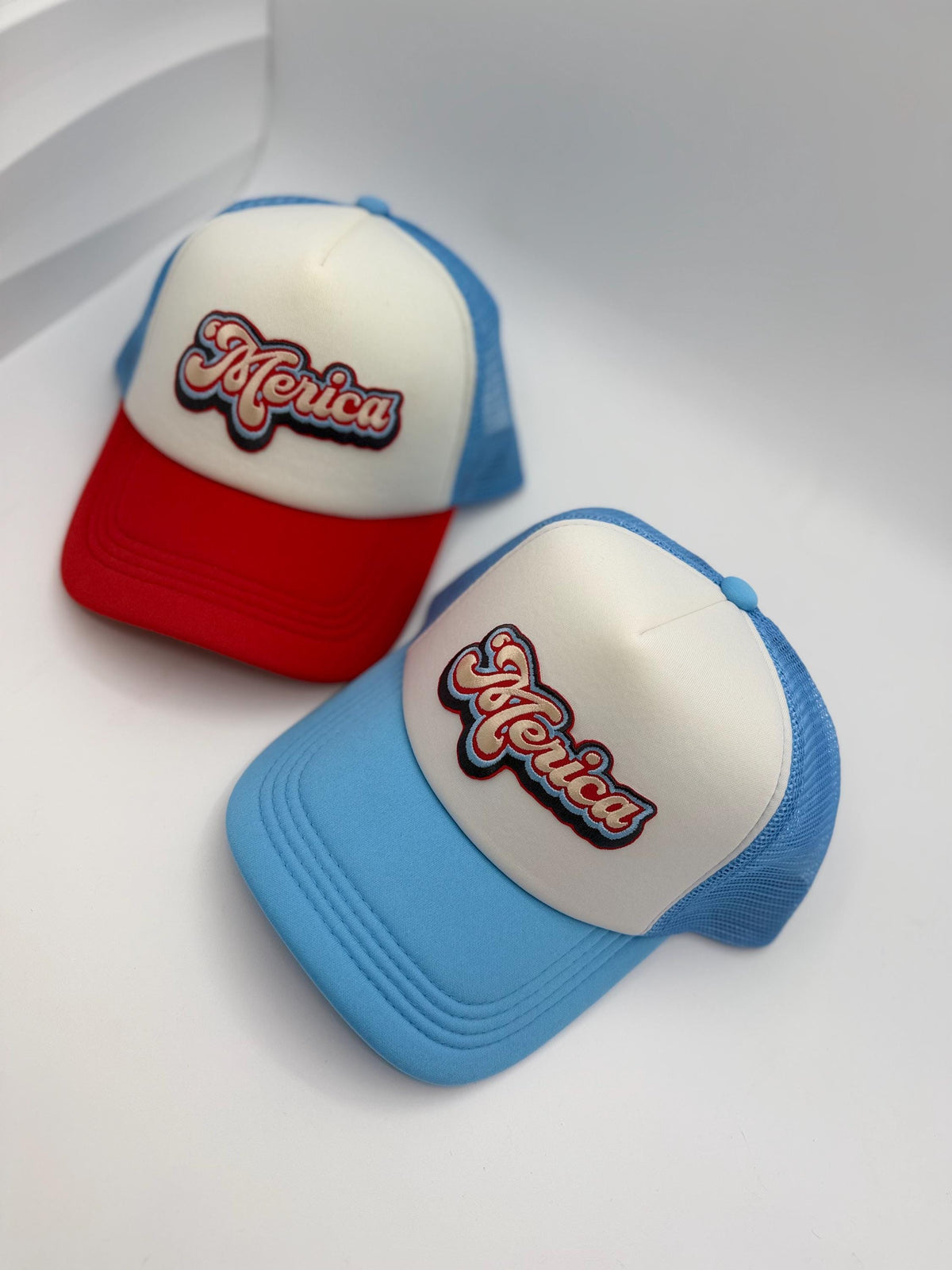 Merica Patch Trucker Hats | Graphic Hats | Choose Your Design