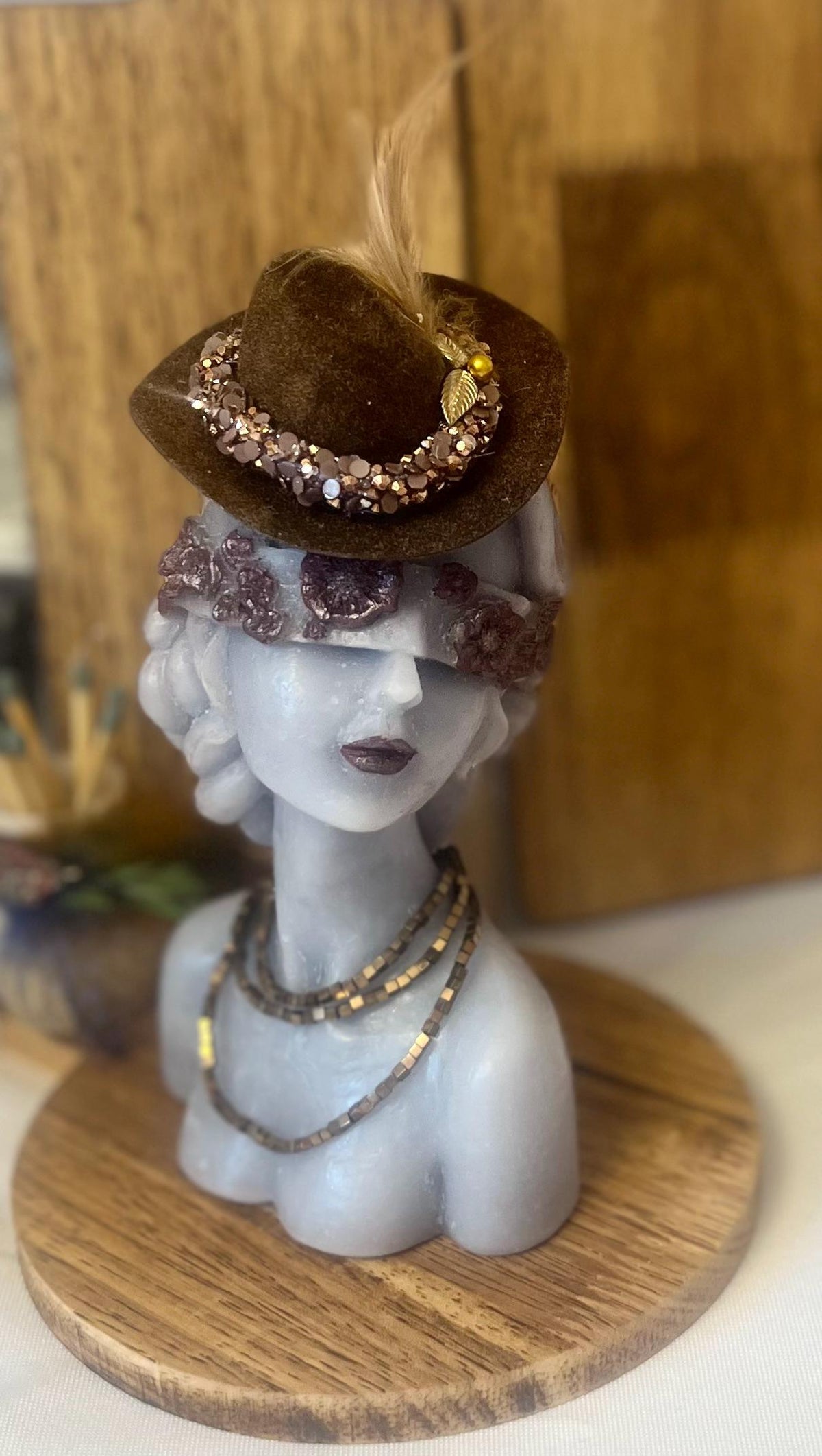 Woman of Intention Sculptural Candle | Handmade Keepsake for New Beginnings