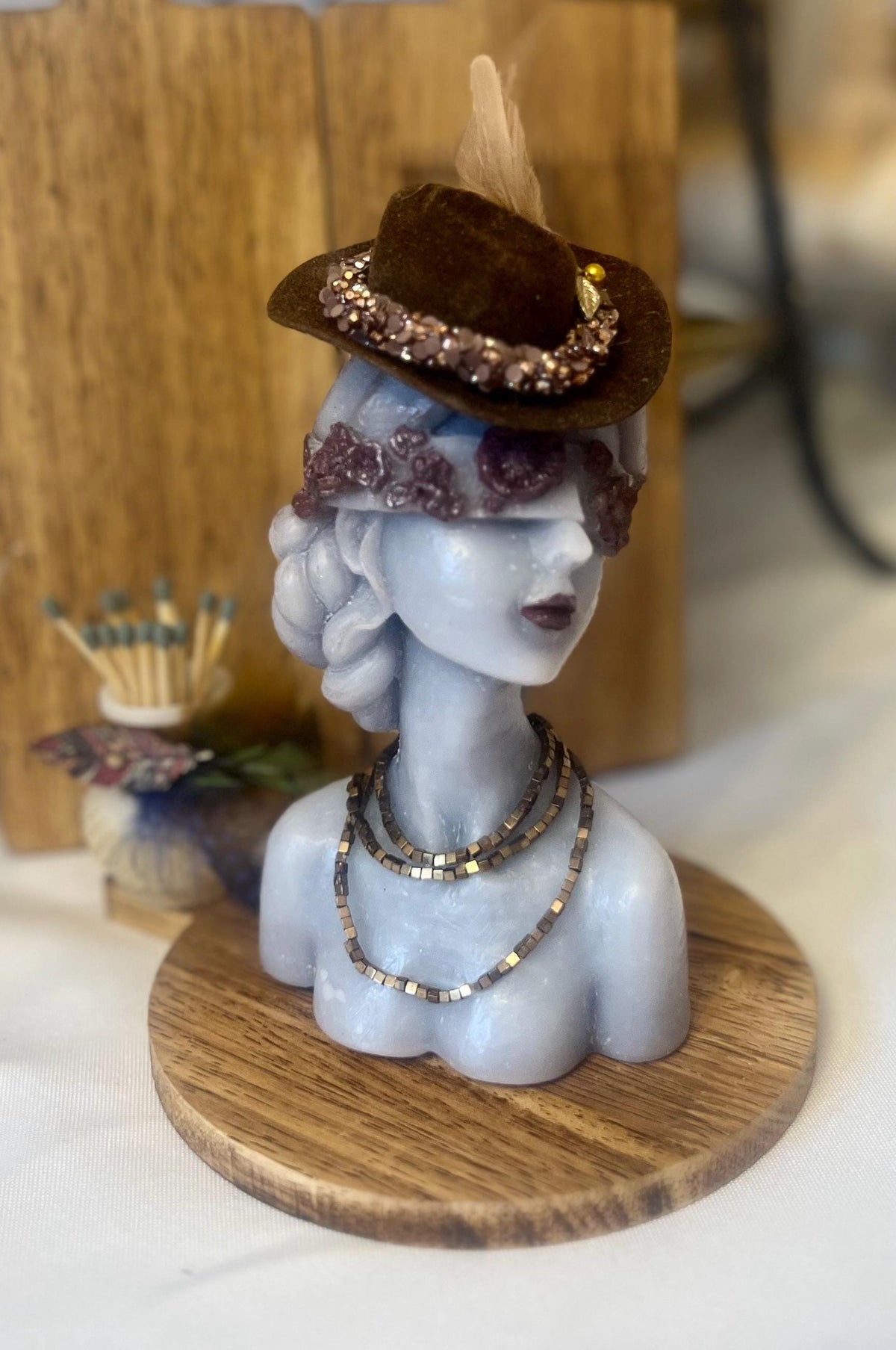 Woman of Intention Sculptural Candle | Handmade Keepsake for New Beginnings