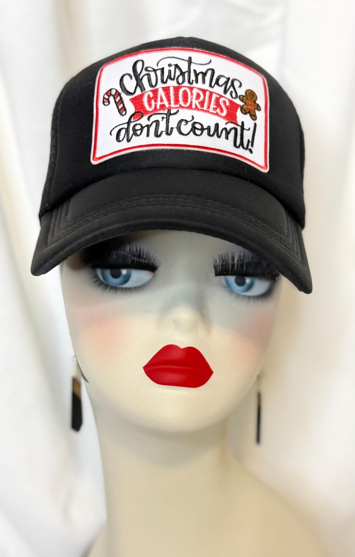 Holiday Patch Trucker Hats | Christmas Graphic Hats | Choose Your Design