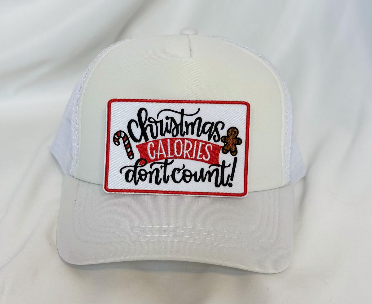 Holiday Patch Trucker Hats | Christmas Graphic Hats | Choose Your Design