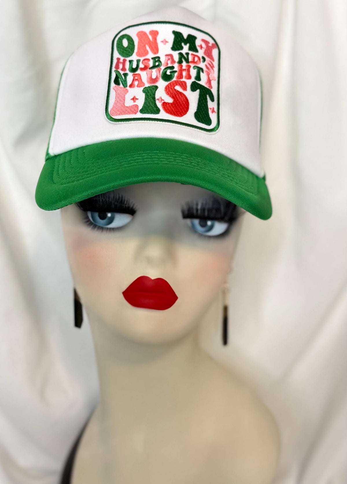 Holiday Patch Trucker Hats | Christmas Graphic Hats | Choose Your Design