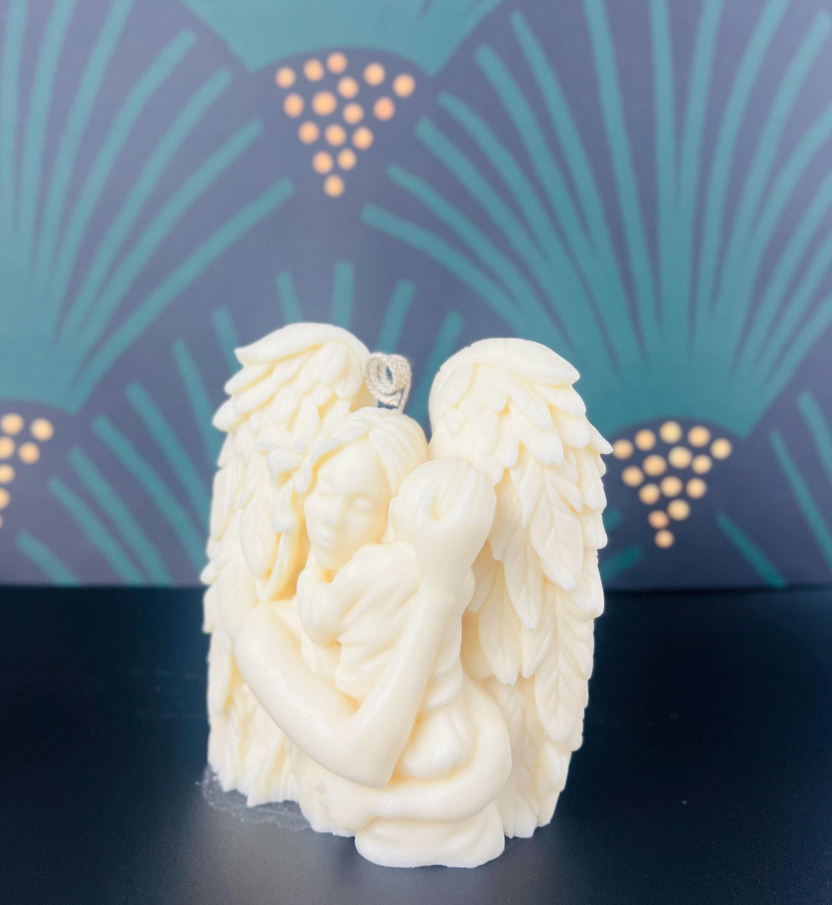 Held in Grace Angel Candle | Sculptural Ivory Candle | Handmade Gift