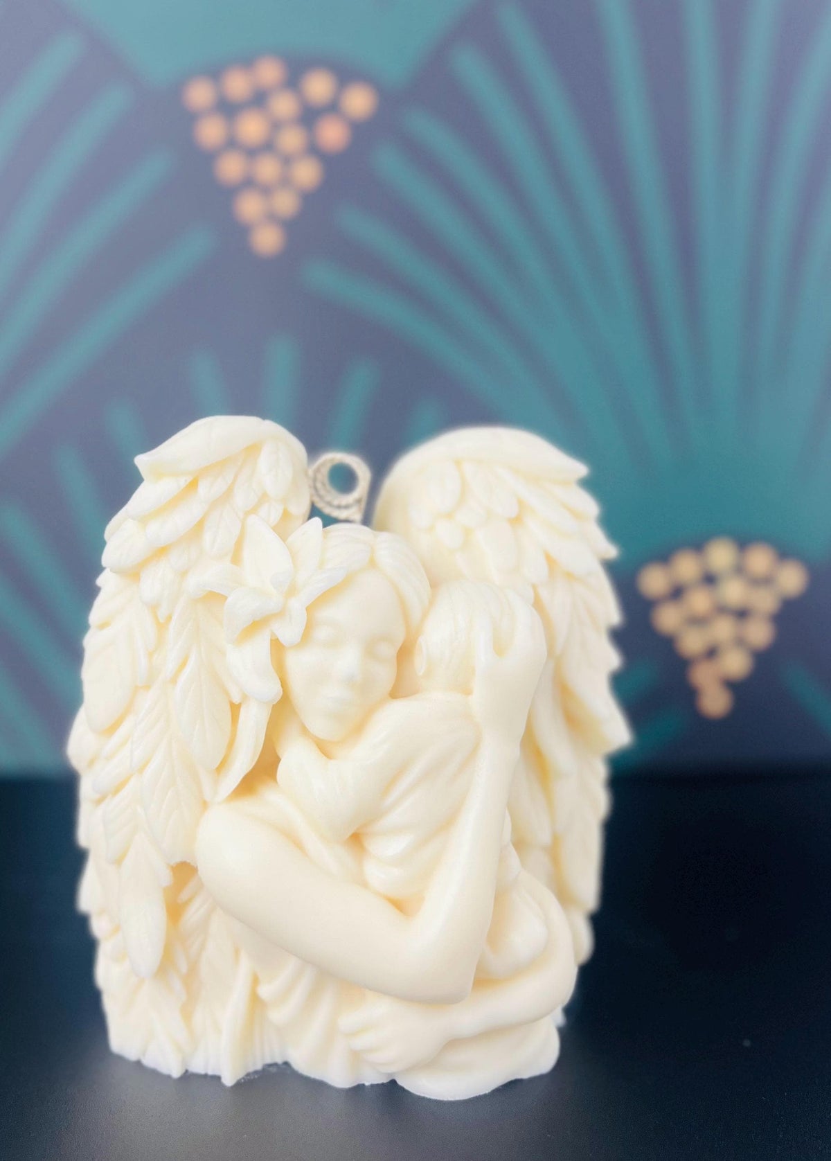 Held in Grace Angel Candle | Sculptural Ivory Candle | Handmade Gift
