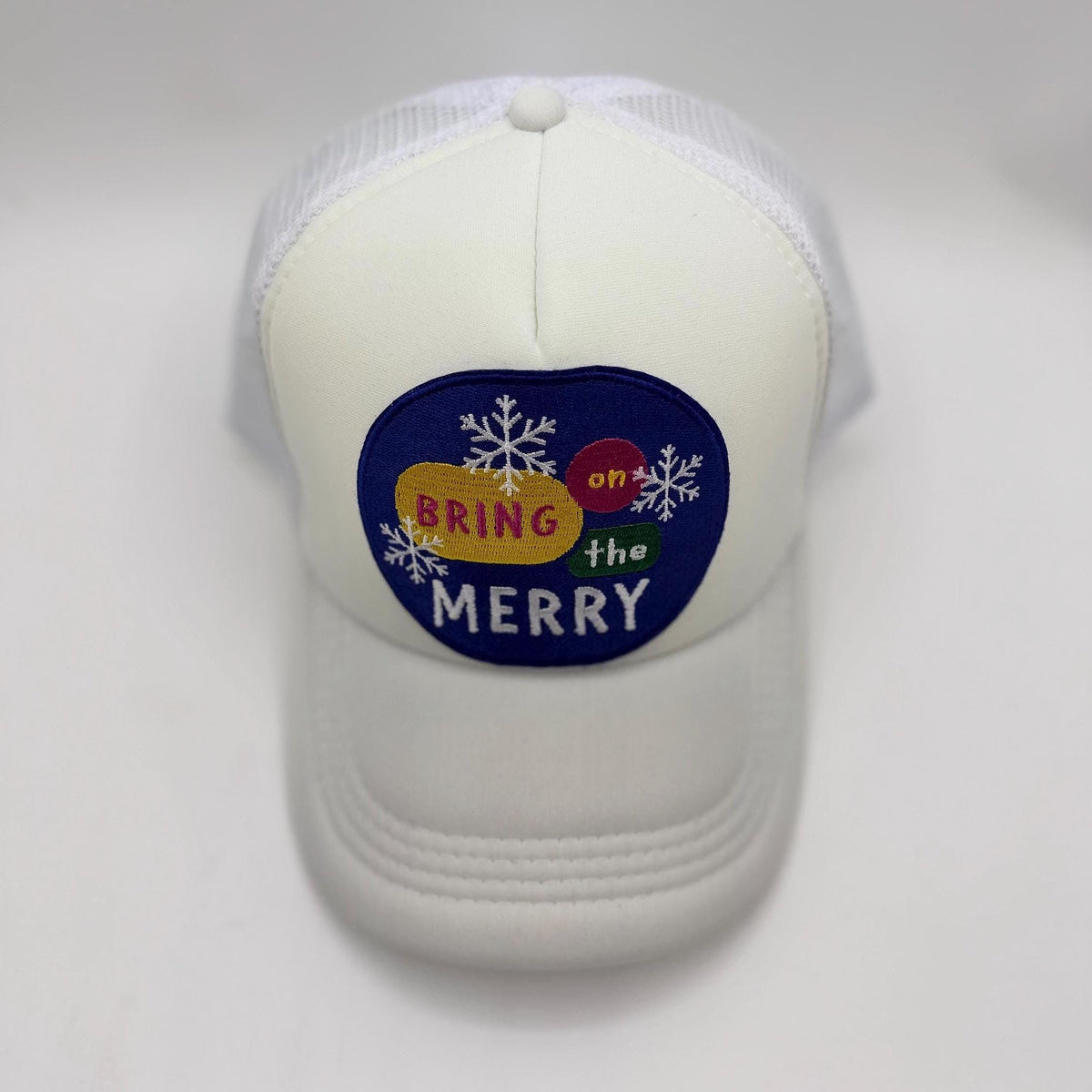 Holiday Patch Trucker Hats | Christmas Graphic Hats | Choose Your Design