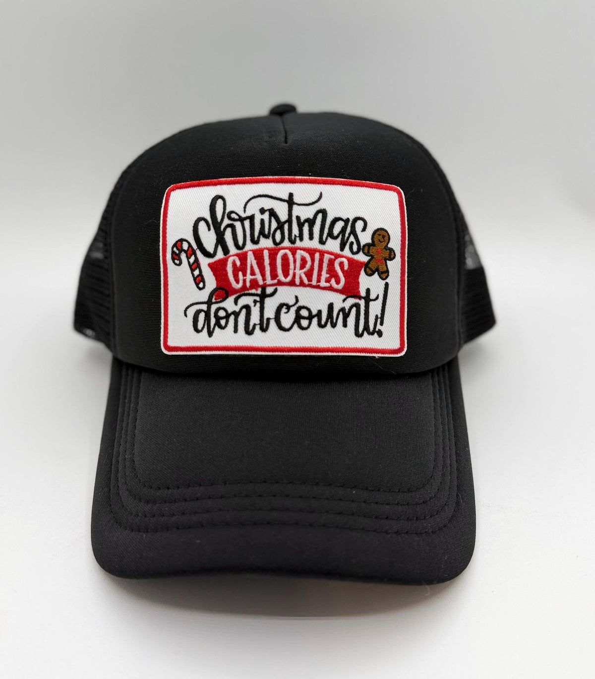 Holiday Patch Trucker Hats | Christmas Graphic Hats | Choose Your Design