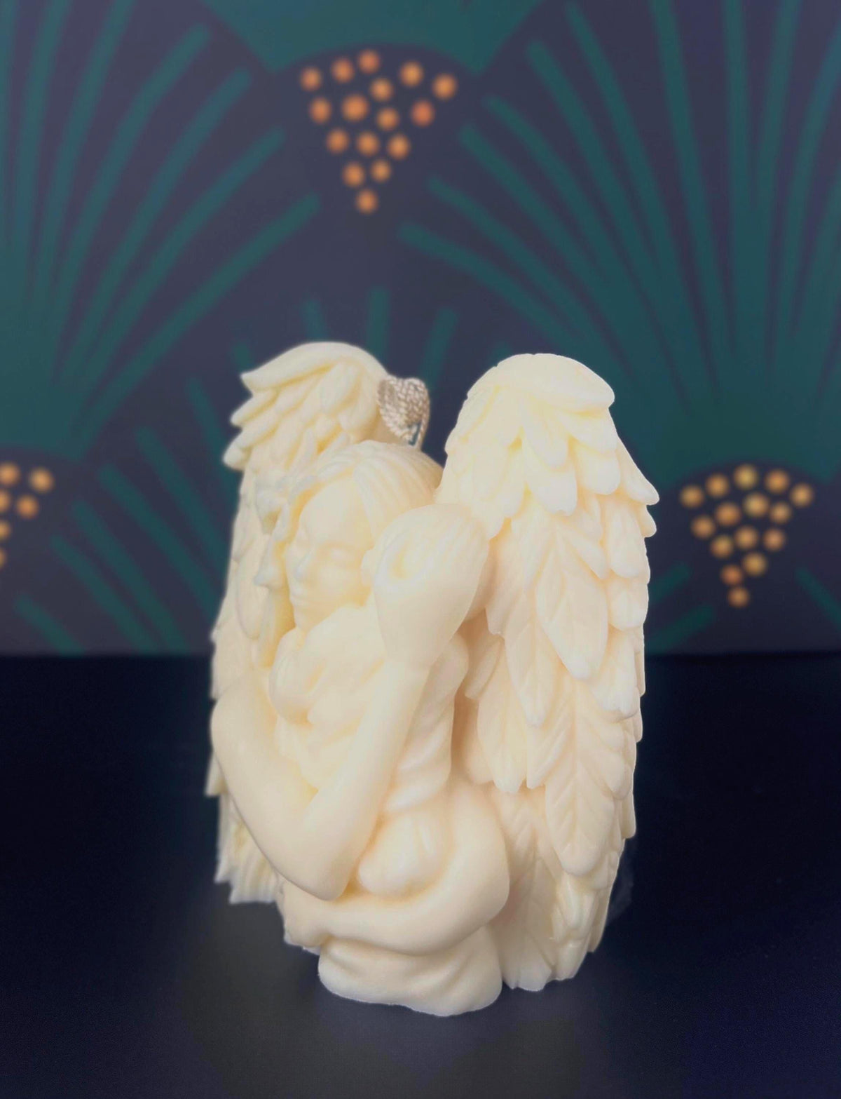 Held in Grace Angel Candle | Sculptural Ivory Candle | Handmade Gift