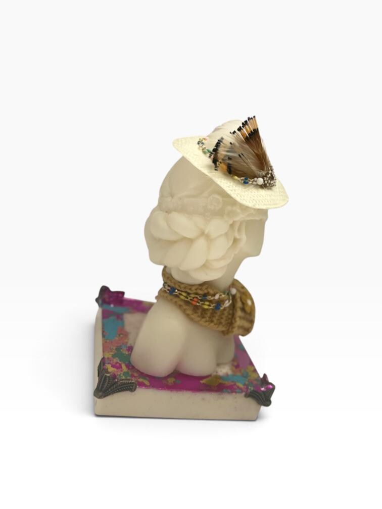 Woman of Intention Sculptural Candle | Handmade Keepsake for New Beginnings