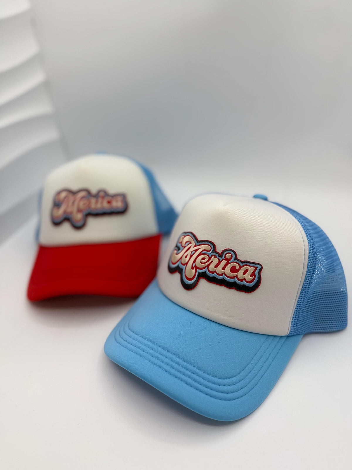 Merica Patch Trucker Hats | Graphic Hats | Choose Your Design