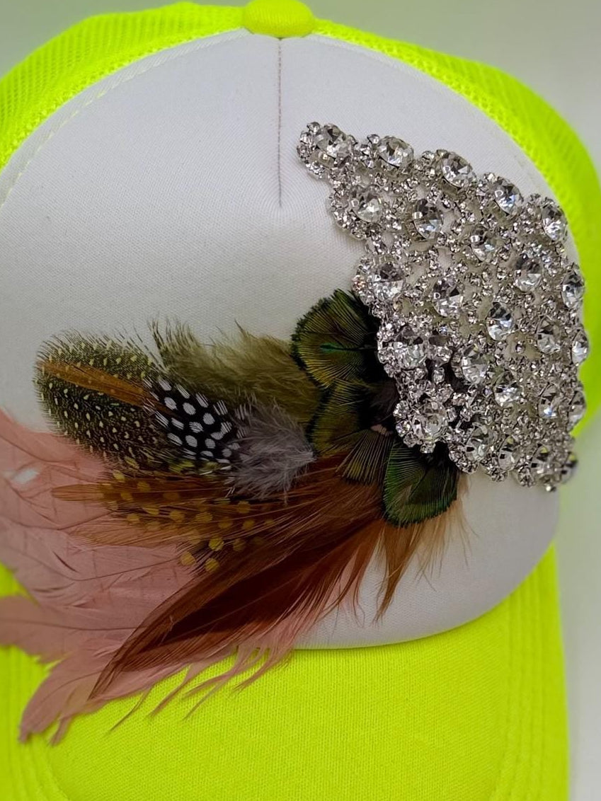 Artisan Design - Avant Garde Style - Embellished Statement Trucker Hat