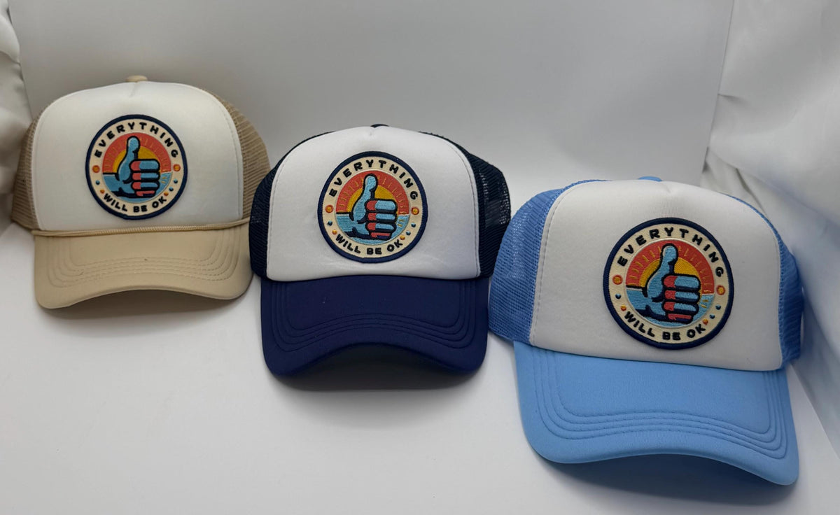 Everything Will Be Okay - Patchwork Trucker Hats