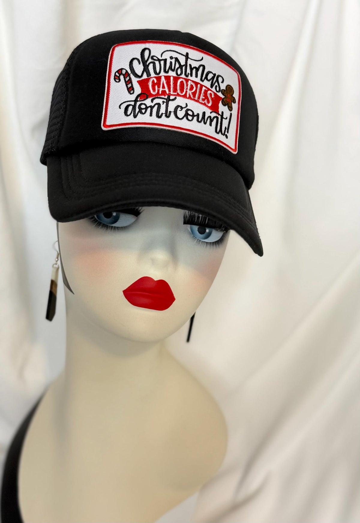 Holiday Patch Trucker Hats | Christmas Graphic Hats | Choose Your Design