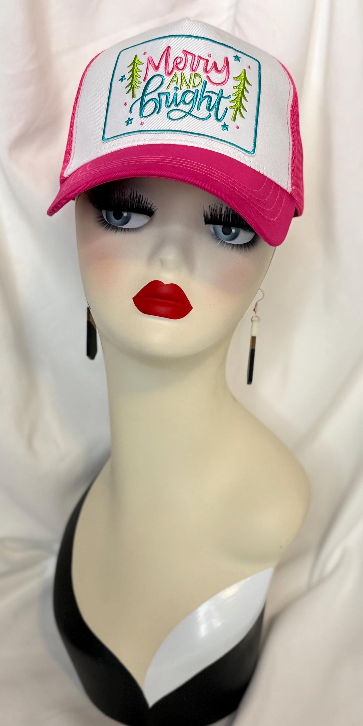 Holiday Patch Trucker Hats | Christmas Graphic Hats | Choose Your Design