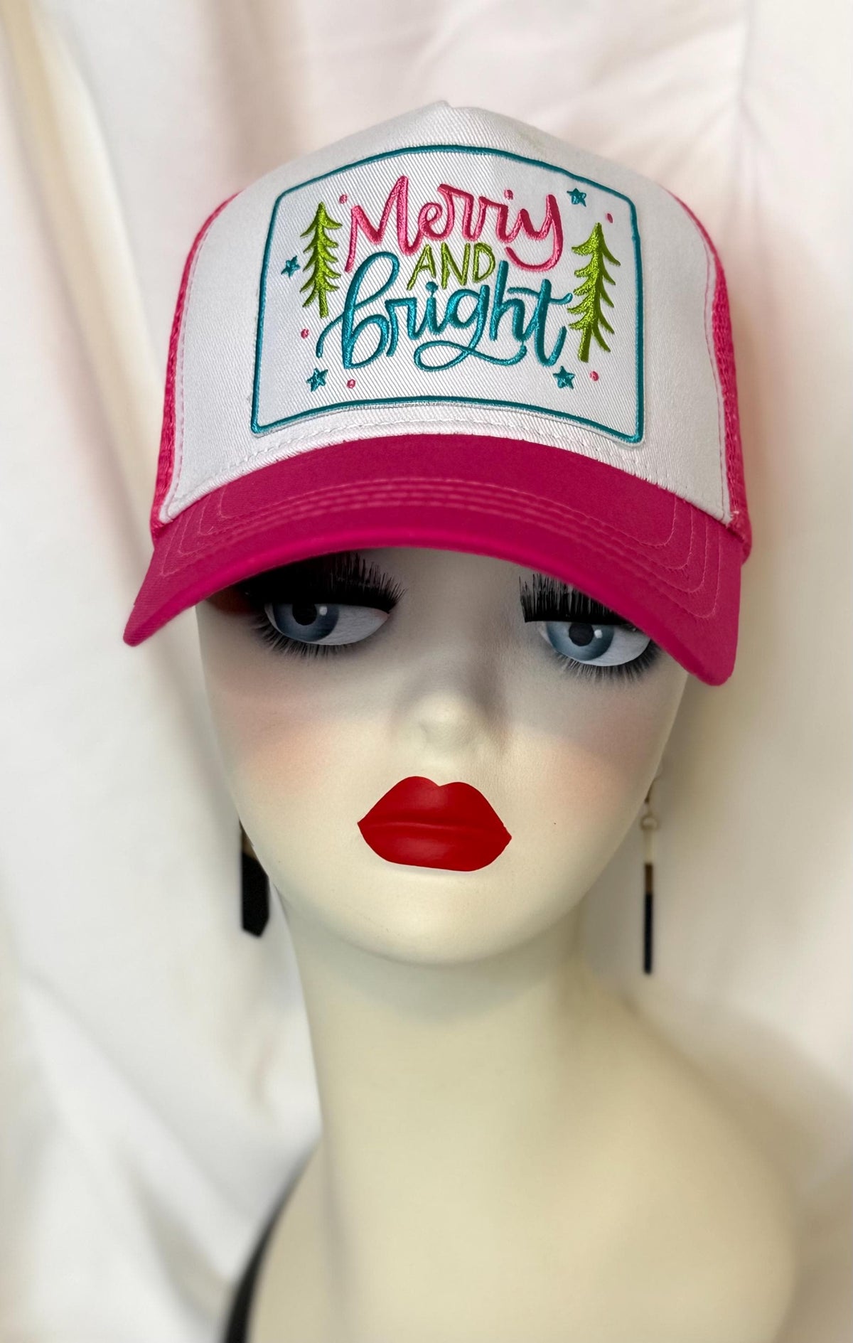Holiday Patch Trucker Hats | Christmas Graphic Hats | Choose Your Design