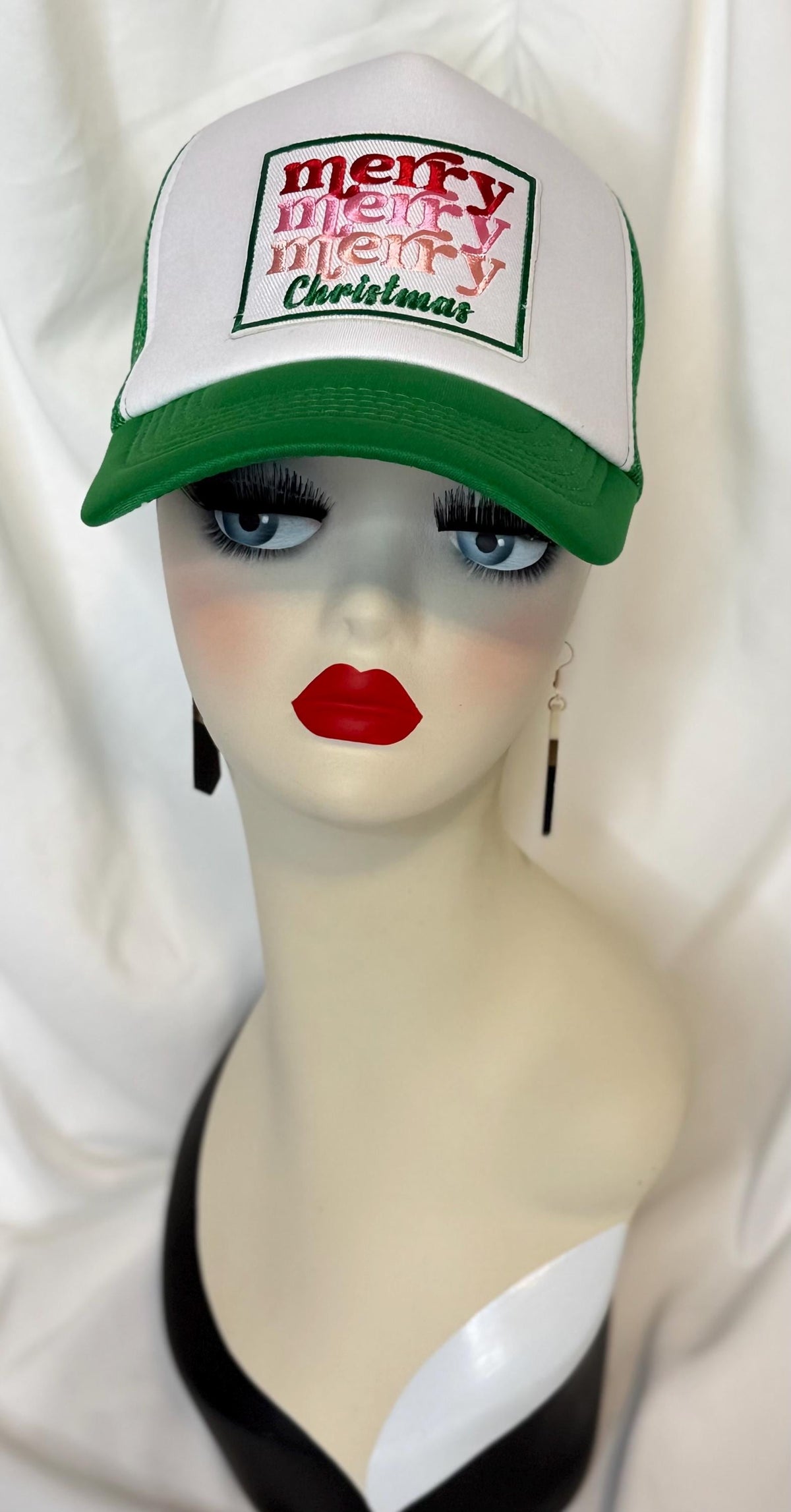 Holiday Patch Trucker Hats | Christmas Graphic Hats | Choose Your Design