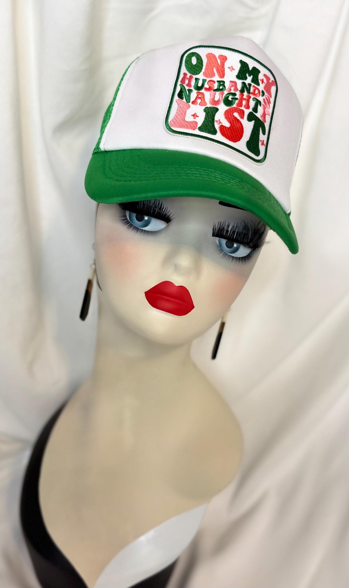 Holiday Patch Trucker Hats | Christmas Graphic Hats | Choose Your Design